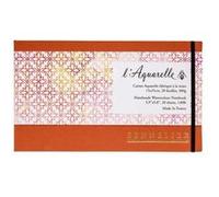 Sennelier Carnet aquarelle entoilé spirale 15 x 25 cm 20 feuilles 300 g Multicolore G