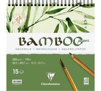 Carnet - Aquarelle - 29,7x29,7 cm - Spirale - 15 feuilles - Clairefontaine - Bam