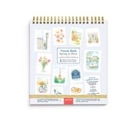 Carnet aquarelle La Petite Epicerie Travel Book Thème Printemps à Paris Multicolore