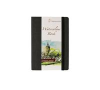 Hahnemühle Cahier d'aquarelle 200 g/m² Grain Fin 30 feuilles Blanc naturel Format portrait A6