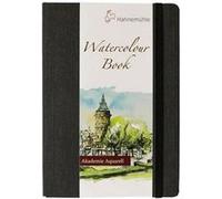 Hahnemühle Cahier d'aquarelle 200 g/m² Grain Fin 30 feuilles Blanc naturel Format portrait A6