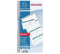 Carnet autocopiant 200 "messages recus"