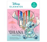 Carnet avec stylos - Kids Licensing - Stich - Compact - Mixte - Bleu
