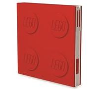 Carnet avec verrou LEGO® avec stylo à encre gel Rouge Rouge G