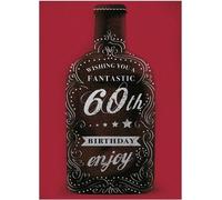 Carnet B6 avec enveloppe Anniversaire 60