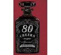 Carnet B6 avec enveloppe anniversaire 80