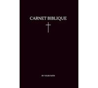 Carnet biblique pour hommes (couverture noire)