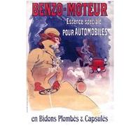 Carnet blanc, Affiche Benzo essence automobiles - Jules Chéret - Hachette Bnf - broché - Livre