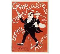 Carnet Blanc, Affiche Cidre Valencey - Eugène Le Mouël - Hachette Bnf - broché - Livre