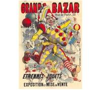 Carnet Blanc, Affiche Jouets Grand Bazar - Collectif - Hachette Bnf - broché - Livre