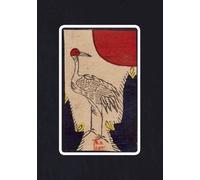 Carnet Blanc, Carte À Jouer, Héron, Japon 19e
