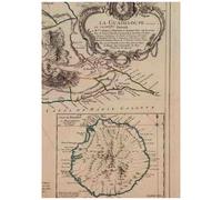 Carnet Blanc, Carte De La Guadeloupe, Le Rouge, 1753