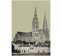 Carnet Blanc, Cathédrale de Chartres - Michel Berthaud - Hachette Bnf - broché - Livre
