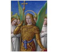 Carnet Blanc, Heures Anne de Bretagne, Ange en armure - Collectif - Hachette Bnf - broché - Livre