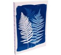 Clairefontaine 83505C - Un Carnet Broché Souple motif Floral / Cyanotype - A5 14,8x21cm - 160 Pages Lignées Papier Blanc 90g - Dos brut - Collection Cyanotype - 2 visuels, livraison aléatoire