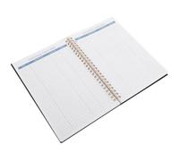 Carnet Budget Mensuel Noir avec Couverture Pp, Suivi des Revenus