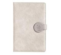carnet, Cahier d'écriture manuel à surface dure, simple, rétro, bord peint, boucle magnétique, créatif, épais, for étudiant(D)
