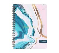 Carnet Carnet de notes ligné de 160 pages, reliure spirale double, for écrire et tenir un journal, 16,5 x 21 cm Pour Le Bureau École Maison Écriture&Notes(Color-07)