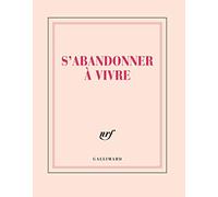 Carnet carré "S'abandonner à vivre" (papeterie)