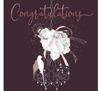 Carnet carré Swarovski CL0924 bouquet de mariage