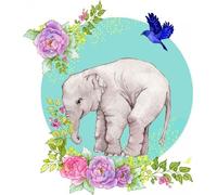 Carnet carré Swarovski CL2004 Éléphant