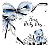 Carnet carré Swarovski CL2513 Anniversaire Ourson