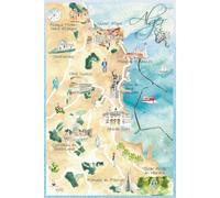 CARNET CARTE ALGER AQUARELLE: Découvrez Alger autrement à travers cette aquarelle poétique et enjouée