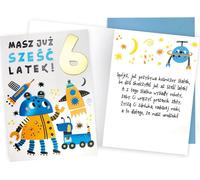 CARNET "Cela fait six ans Il est temps de s'amuser et de se faire des souvenirs - le cadeau d'anniversaire idéal pour les petits explorateurs et les joyeux joailliers