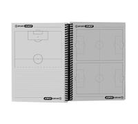 Carnet coach football à spirales A5 Sporti France - noir
