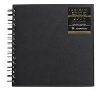 Clairefontaine Carnet Goldline 20 x 20 cm à spirales 64 pages 140 g G