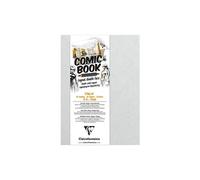 Clairefontaine Carnet de dessin 975197C Layout double-face 32 f. papier blanc 220 g 17,6x25 cm