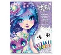 Carnet créatif - Coloriage par numéro Nebulous Stars