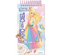 Carnet créatif Mode Academy Arc-en-ciel (avec un bracelet) Avec 180 stickers - Shiilia - Play Bac Eds - cartonné - Document jeunesse