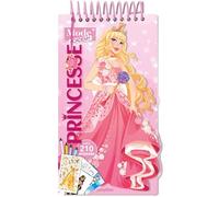 Carnet créatif Mode Academy Princesse (avec un bracelet) Avec 210 stickers - Shiilia - Play Bac Eds - cartonné - Carnet (de voyage, intime, de notes)