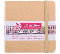 Talens Art Creation Skizzenbuch, 80 Blatt, 12 x 12 cm, Kraftpapier