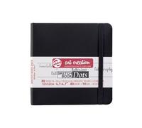 Carnet croquis 12x12cm - 80g - 80 feuilles - noir - Royal Talens