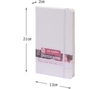 Carnet croquis 13x21cm - 80 feuilles - 140g - blanc - Royal Talens