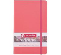 Carnet croquis 13x21cm - 80 feuilles - 140g - corail - Royal Talens