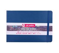 Carnet Croquis - 21 X 14,8cm - 80 Feuilles - 140g - Bleu Marine - Royal Talens