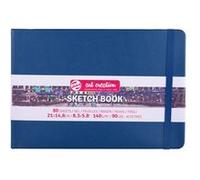 Carnet Croquis - 21 x 14,8cm - 80 feuilles - 140g - bleu marine - Royal Talens G