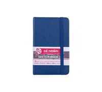 Carnet Croquis 9x14 cm - 80 feuilles - 140g - Bleu Marine - Royal