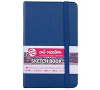 Carnet Croquis 9x14 cm - 80 feuilles - 140g - Bleu Marine - Royal Talens G