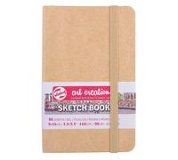 Carnet Croquis 9x14 Cm - 80 Feuilles - 140g - Kraft - Royal Talens