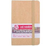 Carnet Croquis 9x14 cm - 80 feuilles - 140g - Kraft - Royal Talens G