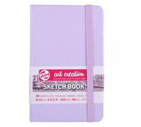 Carnet Croquis 9x14 Cm - 80 Feuilles - 140g - Violet Pastel - Royal Talens