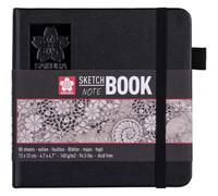 Carnet - Croquis - Dessin - 12x12cm - 80 Pages - 140g - Papier Ivoire - Sakura