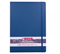 Carnet - Croquis - Dessin - A4 - 21x29,7cm - 80 pages - 140g - Bleu marine - Sak