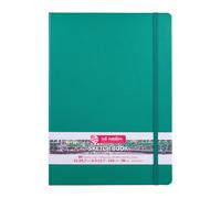 Carnet - Croquis - Dessin - A4 - 21x29,7cm - 80 pages - 140g - Vert forêt - Saku