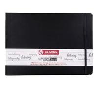 Carnet croquis format A4 (29,7x21cm) - 80 feuilles - 80g - noir - Royal Talens G