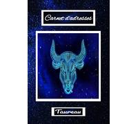 Carnet d’adresses: Cette agenda téléphonique vous permettra d'enregistrer toutes les coordonnées de vos amis ou de votre famille. Thème de l'horoscope Taureau
